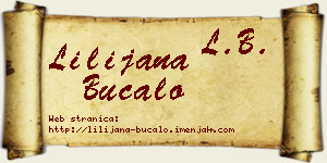 Lilijana Bucalo vizit kartica